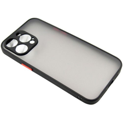 Чехол для мобильного телефона Dengos Matte iPhone 15 Pro Max (black) (DG-TPU-MATT-133)