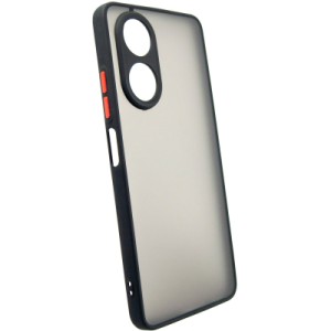 Чехол для мобильного телефона Dengos Matte OPPO A58 4G (black) (DG-TPU-MATT-132)