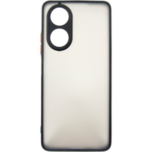 Чехол для мобильного телефона Dengos Matte OPPO A58 4G (black) (DG-TPU-MATT-132)