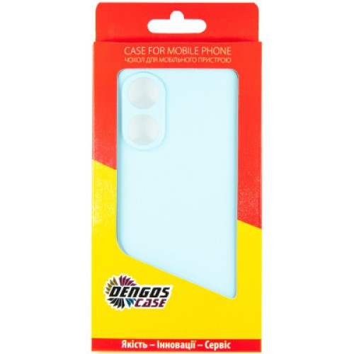 Чехол для мобильного телефона Dengos Soft Oppo A78 4G (ice blue) (DG-TPU-SOFT-34)