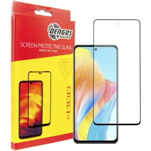 Стекло защитное Dengos Full Glue Oppo A58 4G (black) (TGFG-317)