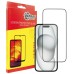 Стекло защитное Dengos Full Glue iPhone 15 Pro Max (black) (TGFG-321)