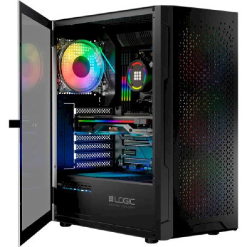 Корпус Logic concept ARAMIS MESH+GLASS ARGB fans 4x120mm BLACK (AT-ARAMIS-10-0000000-0002)