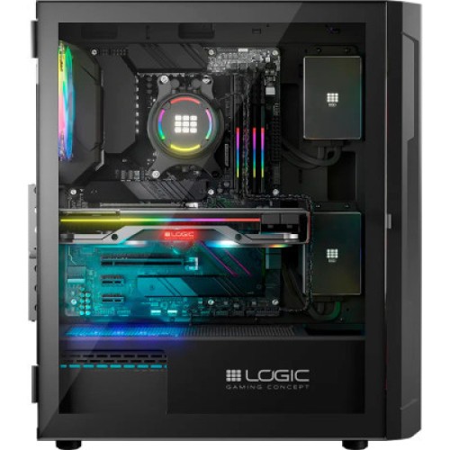 Корпус Logic concept ARAMIS MESH+GLASS ARGB fans 4x120mm BLACK (AT-ARAMIS-10-0000000-0002)
