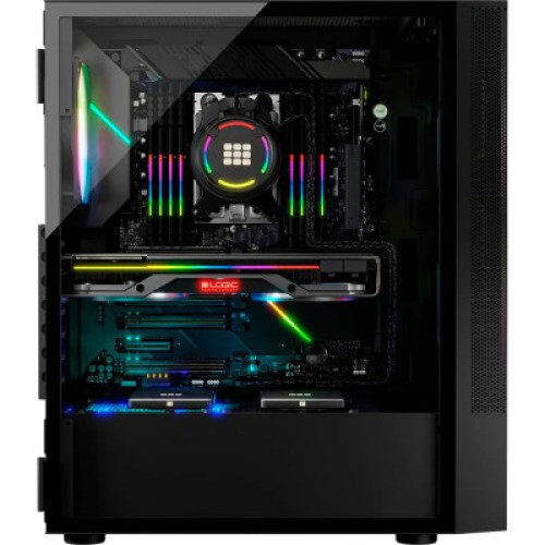 Корпус Logic concept ARYA MESH+GLASS ARGB fans 2x140mm+1x120mm BLACK (AT-ARYA-10-000000-0002)