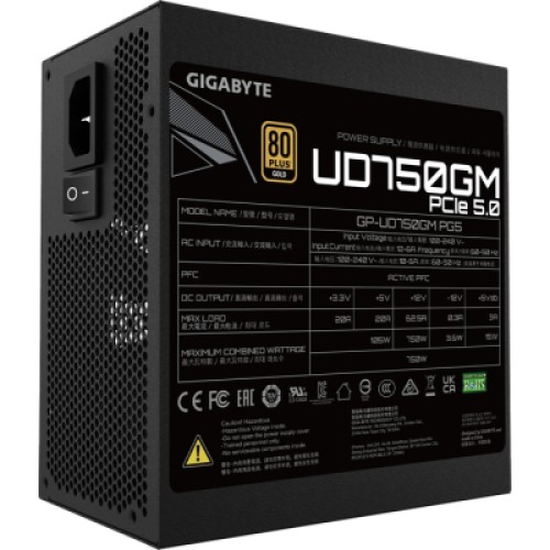 Блок питания GIGABYTE 750W (UD750GM PG5)