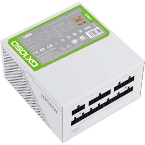 Блок питания Gamemax 1050W (GX-1050 PRO WT (ATX3.0 PCIe5.0)