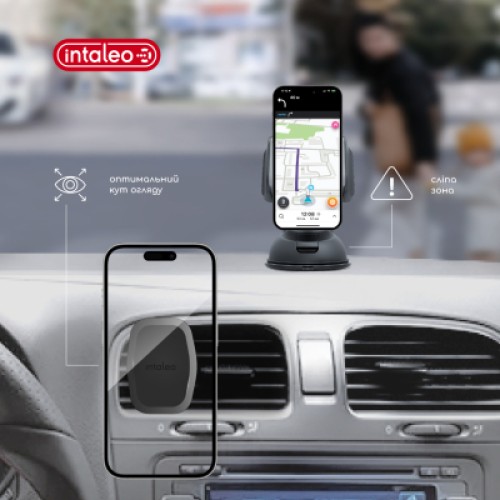 Универсальный автодержатель Intaleo CM05GG 6xN52 Black (1283126576003)