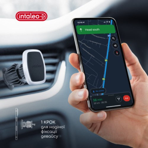 Универсальный автодержатель Intaleo CM05GG 6xN52 Silver (1283126576041)