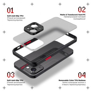 Чехол для мобильного телефона Armorstandart Frosted Matte OPPO A78 4G Black (ARM72406)