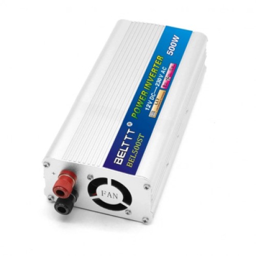 Автомобильный инвертор Belttt 500W, модифицированная синусоида (BEL500ST)