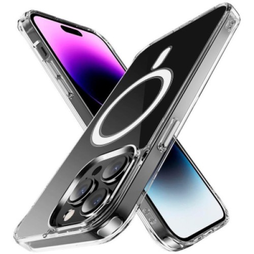 Чехол для мобильного телефона 2E Basic Apple iPhone 15 Transparent MagSafe Cover Clear (2E-IPH-15-OCLS-CL)