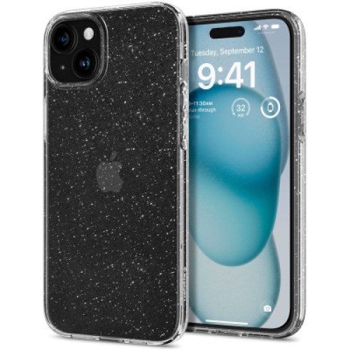 Чехол для мобильного телефона Spigen Apple iPhone 15 Liquid Crystal Glitter Crystal Quartz (ACS06788)