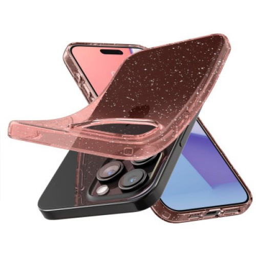 Чехол для мобильного телефона Spigen Apple iPhone 15 Pro Liquid Crystal Glitter Rose Quartz (ACS06702)