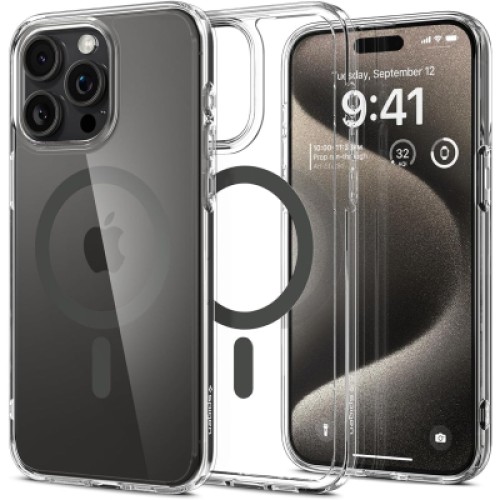 Чехол для мобильного телефона Spigen Apple iPhone 15 Pro Max Ultra Hybrid MagFit Graphite (ACS06577)