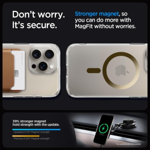 Чехол для мобильного телефона Spigen Apple iPhone 15 Pro Ultra Hybrid MagFit Gold (ACS06718)