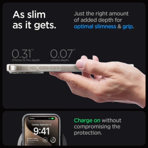 Чехол для мобильного телефона Spigen Apple iPhone 15 Pro Ultra Hybrid MagFit Gold (ACS06718)