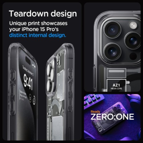 Чехол для мобильного телефона Spigen Apple iPhone 15 Pro Ultra Hybrid MagFit Zero One (ACS06721)