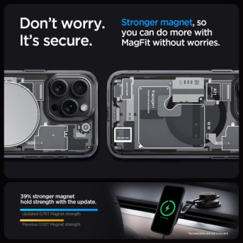Чехол для мобильного телефона Spigen Apple iPhone 15 Pro Ultra Hybrid MagFit Zero One (ACS06721)