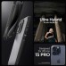 Чехол для мобильного телефона Spigen Apple iPhone 15 Pro Ultra Hybrid Frost Black (ACS06709)