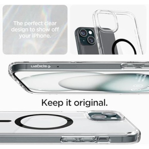 Чехол для мобильного телефона Spigen Apple iPhone 15 Ultra Hybrid MagFit Black (ACS06803)