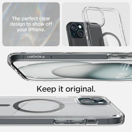 Чехол для мобильного телефона Spigen Apple iPhone 15 Ultra Hybrid MagFit Carbon Fiber (ACS06805)