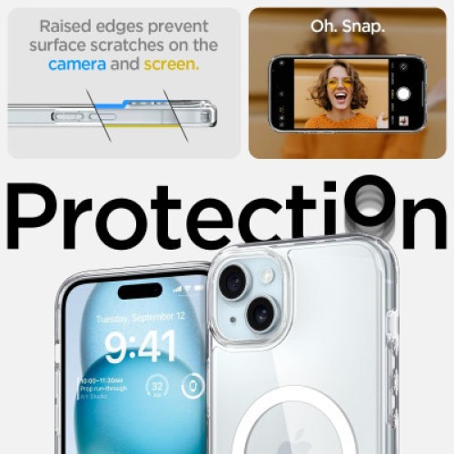 Чехол для мобильного телефона Spigen Apple iPhone 15 Ultra Hybrid MagFit White (ACS06802)