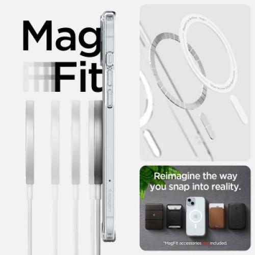 Чехол для мобильного телефона Spigen Apple iPhone 15 Ultra Hybrid MagFit White (ACS06802)