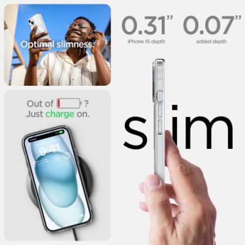 Чехол для мобильного телефона Spigen Apple iPhone 15 Ultra Hybrid MagFit White (ACS06802)
