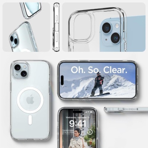 Чехол для мобильного телефона Spigen Apple iPhone 15 Ultra Hybrid MagFit White (ACS06802)