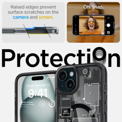 Чехол для мобильного телефона Spigen Apple iPhone 15 Ultra Hybrid MagFit Zero One (ACS06806)