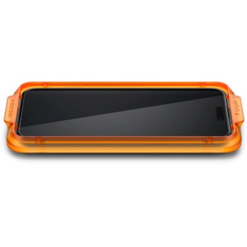 Стекло защитное Spigen Apple iPhone 15 Plus Glas.tR AlignMaster FC Black (2P) (AGL06886)