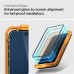 Стекло защитное Spigen Apple iPhone 15 Plus Glas.tR AlignMaster FC Black (2P) (AGL06886)