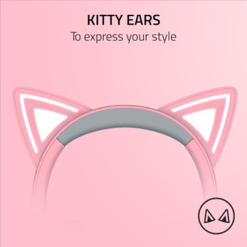 Наушники Razer Kraken Kitty V2 Quartz (RZ04-04730200-R3M1)