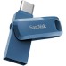 USB флеш накопитель SanDisk 128GB Ultra Dual Drive Go Navy Blue USB 3.1 Type-C (SDDDC3-128G-G46NB)