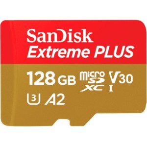 Карта пам'яті SanDisk 128GB microSD class 10 V30 Extreme PLUS (SDSQXBD-128G-GN6MA)