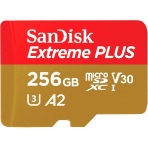 Карта памяти SanDisk 256GB microSD class 10 V30 Extreme PLUS (SDSQXBD-256G-GN6MA)