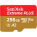 Карта памяти SanDisk 256GB microSD class 10 V30 Extreme PLUS (SDSQXBD-256G-GN6MA)
