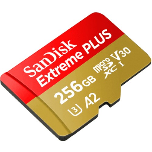Карта памяти SanDisk 256GB microSD class 10 V30 Extreme PLUS (SDSQXBD-256G-GN6MA)