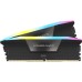 Модуль памяти для компьютера DDR5 96GB (2x48GB) 5600 MHz Vengeance RGB Black Corsair (CMH96GX5M2B5600C40)