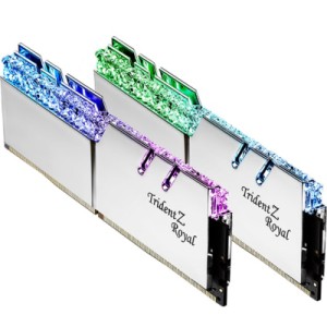 Модуль памяти для компьютера DDR4 64GB (2x32GB) 3600 MHz TridentZ RGB Royal Silver G.Skill (F4-3600C18D-64GTRS)