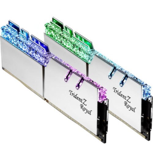 Модуль памяти для компьютера DDR4 64GB (2x32GB) 3600 MHz TridentZ RGB Royal Silver G.Skill (F4-3600C18D-64GTRS)