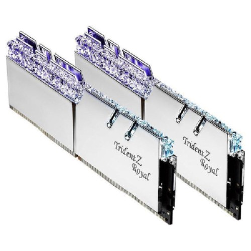 Модуль памяти для компьютера DDR4 64GB (2x32GB) 3600 MHz TridentZ RGB Royal Silver G.Skill (F4-3600C18D-64GTRS)