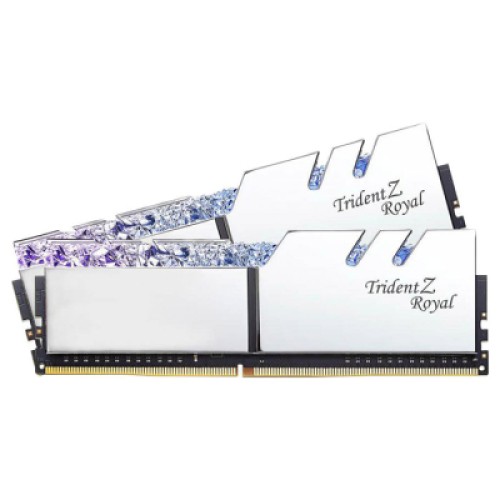 Модуль памяти для компьютера DDR4 64GB (2x32GB) 3600 MHz TridentZ RGB Royal Silver G.Skill (F4-3600C18D-64GTRS)