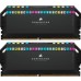 Модуль памяти для компьютера DDR5 32GB (2x16GB) 6000 MHz Dominator Platinum RGB Black Corsair (CMT32GX5M2B6000C30)