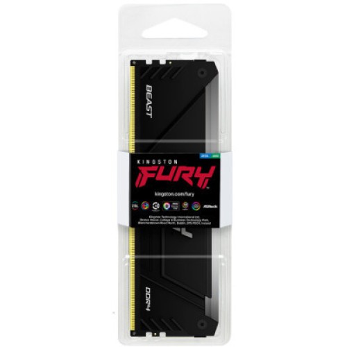 Модуль памяти для компьютера DDR4 16GB 3200 MHz Beast RGB Kingston Fury (ex.HyperX) (KF432C16BB2A/16)