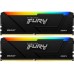 Модуль памяти для компьютера DDR4 32GB (2x16GB) 3733 MHz Beast Black RGB Kingston Fury (ex.HyperX) (KF437C19BB12AK2/32)