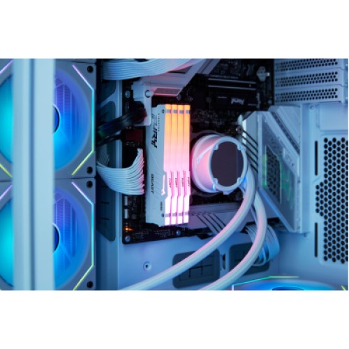 Модуль памяти для компьютера DDR5 32GB 6000 MHz Beast AM5 RGB White Kingston Fury (ex.HyperX) (KF560C36BWEA-32)