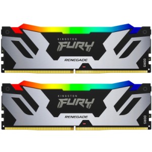 Модуль памяти для компьютера DDR5 48GB (2x24GB) 6400 MHz Renegade RGB XMP Kingston Fury (ex.HyperX) (KF564C32RSAK2-48)