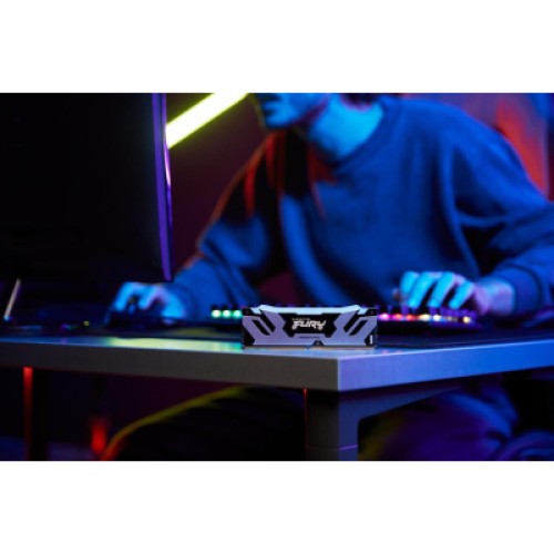 Модуль памяти для компьютера DDR5 48GB (2x24GB) 7200 MHz Renegade Silver XMP Kingston Fury (ex.HyperX) (KF572C38RSK2-48) Модуль памяти для компьютера DDR5 48GB (2x24GB) 7200 MHz Renegade Silver XMP Kingston Fury (ex.HyperX) (KF572C38RSK2-48)